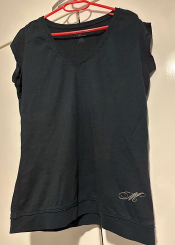 Siyah V Yaka Kolsuz Hamile Bluzu - Görsel 2