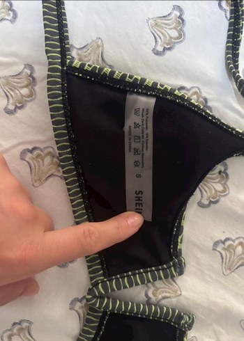 Yeşil Yılan Desenli Mini Bohem Sütyen - Görsel 3