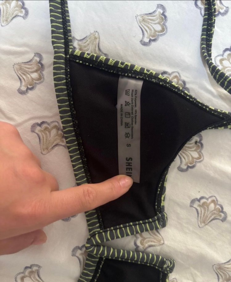 Yeşil Yılan Desenli Mini Bohem Sütyen - Görsel 3