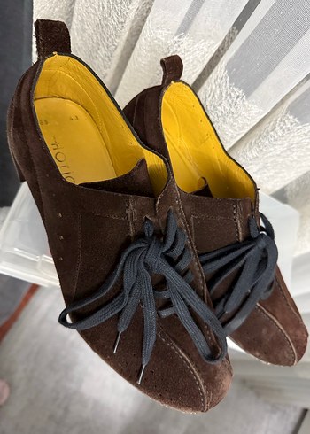 Kahverengi Erkek Ayakkabı Bağcığı - Görsel 5