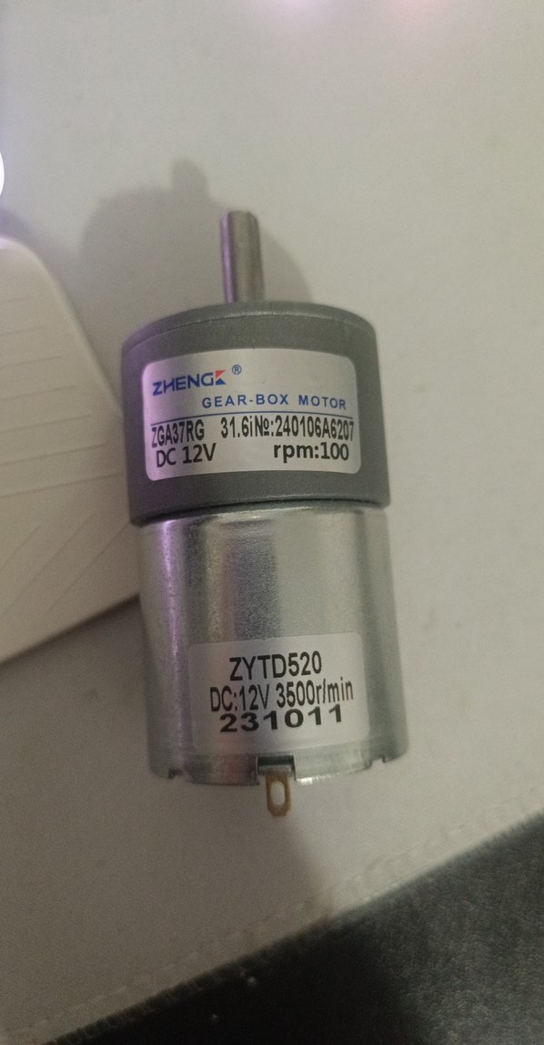 YÜKSEK TORK 12V DC Motor(redüktörlü) - Görsel 2