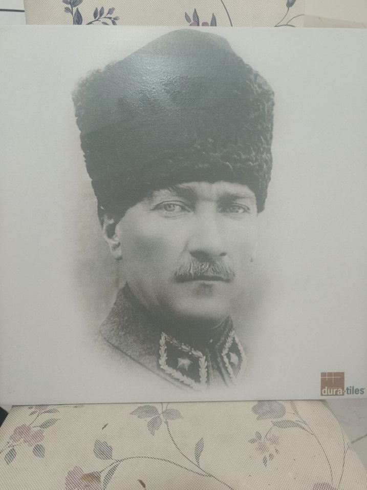Atatürk Baskılı 45×45 Seramik Karo - Görsel 2
