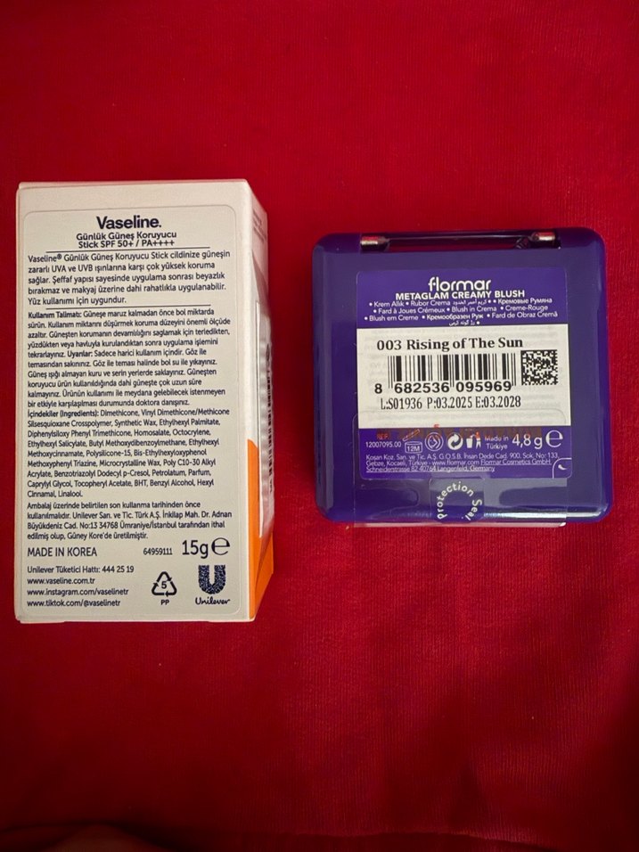 Vaseline SPF 50+ Güneş ve Flormar ve wet n wild - Görsel 2