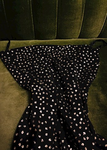 Siyah Nakışlı Parlak büstiyer askılı H&M - Görsel 2