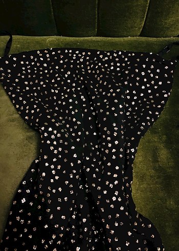 Siyah Nakışlı Parlak büstiyer askılı H&M - Görsel 6