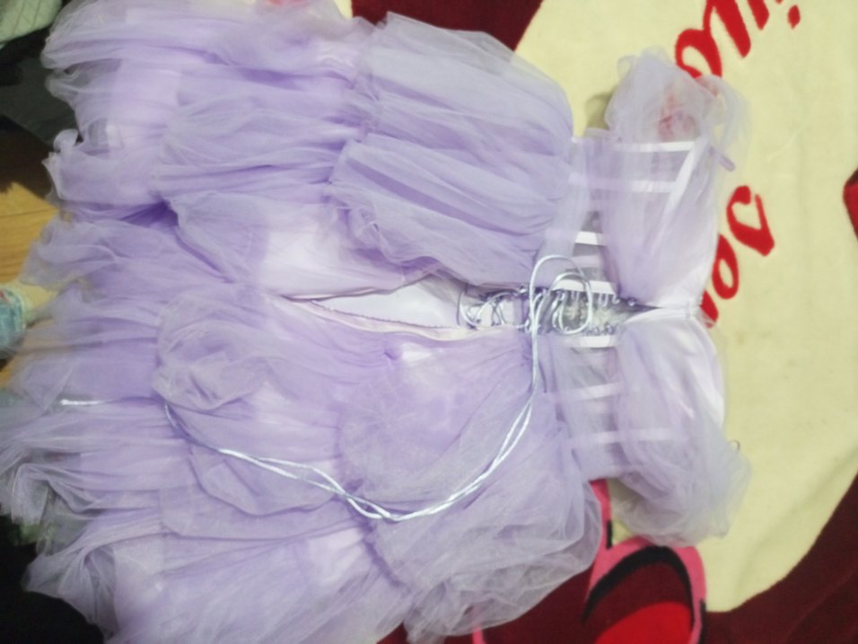 Mor Straplez Mini Abiye Elbise - Görsel 3