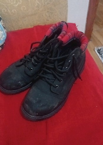 Kırmızı Tokalı Erkek Botu - Görsel 2