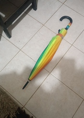 Renkli Püsküllü Bohem Kadın Şemsiye - Görsel 2