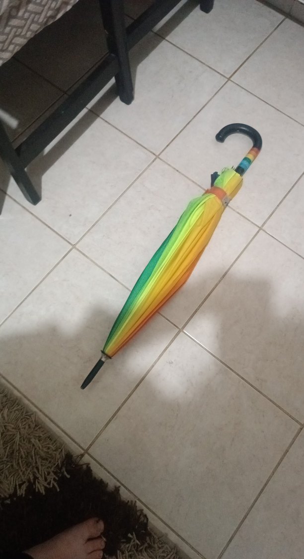 Renkli Püsküllü Bohem Kadın Şemsiye - Görsel 2