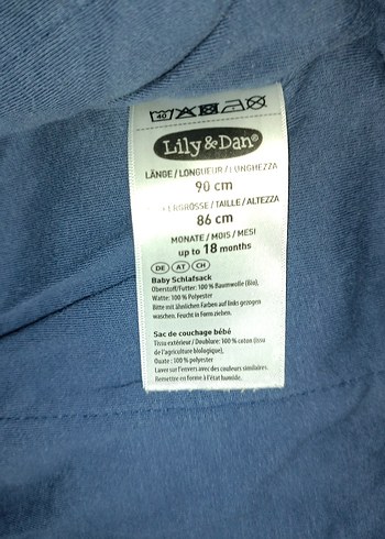 Lacivert Desenli Çocuk Uyku Tulumu - Görsel 3