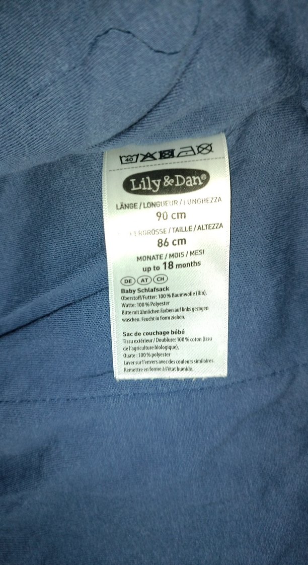 Lacivert Desenli Çocuk Uyku Tulumu - Görsel 3