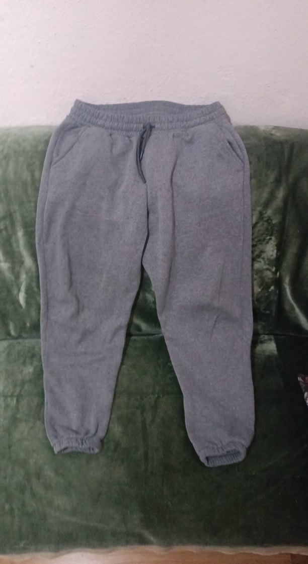 Gri Rahat Kesim erkek Eşofman Altı - Görsel 2