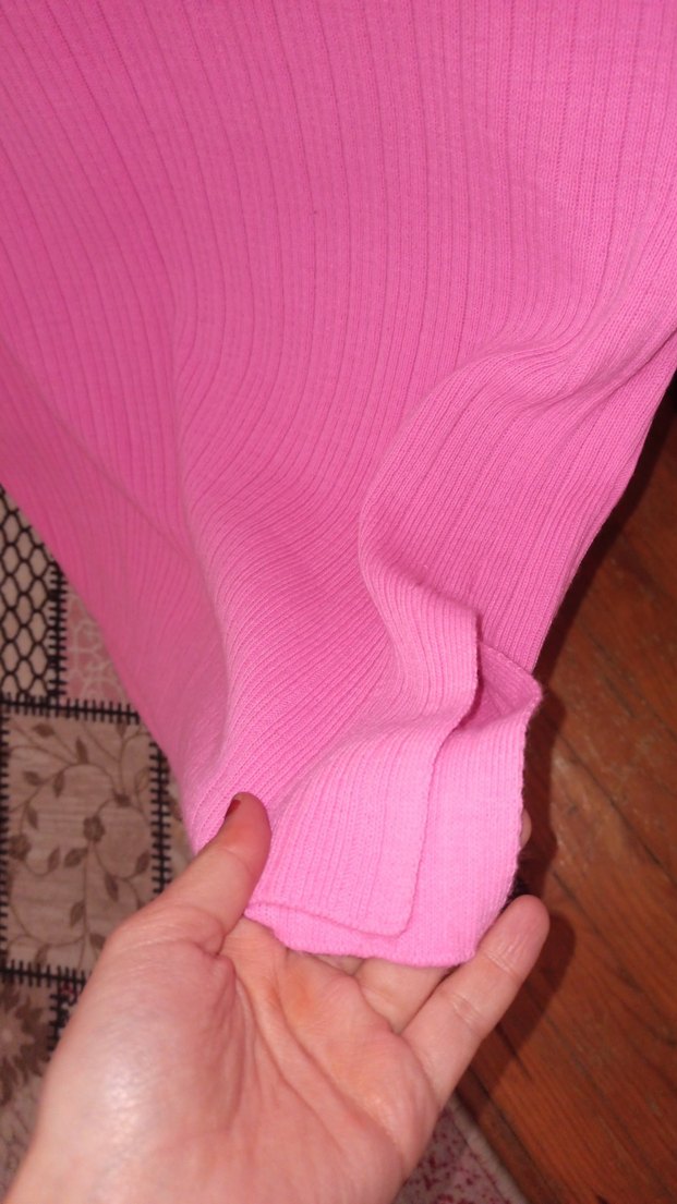 Pembe Triko Kadın Kazak ve eteği takım - Görsel 5