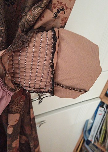 Bohem Çiçek Desenli Uzun Elbise - Görsel 6