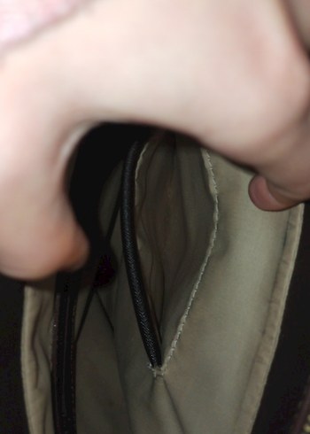 Kahverengi Deri Kadın Omuz Çantası - Görsel 5