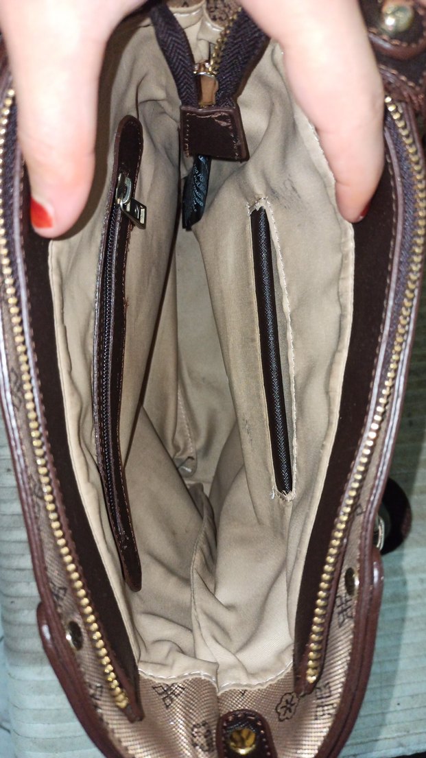 Kahverengi Deri Kadın Omuz Çantası - Görsel 4