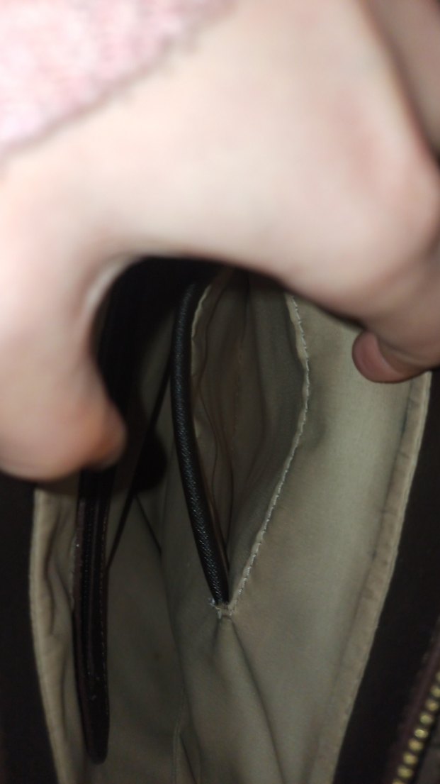 Kahverengi Deri Kadın Omuz Çantası - Görsel 5