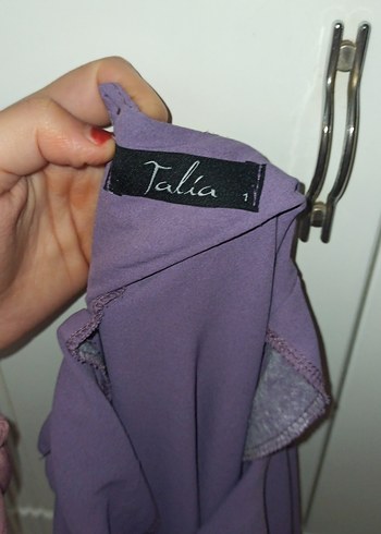 Mor, Uzun Kollu, Salaş Kesim Kadın Tunik - Görsel 4