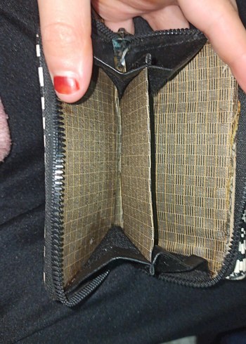 Bohem Yılan Desenli Fermuarlı Kadın Cüzdanı - Görsel 2