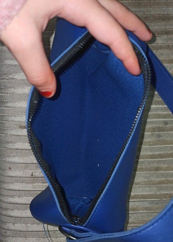 Kadın Lacivert Deri Çanta - Görsel 2