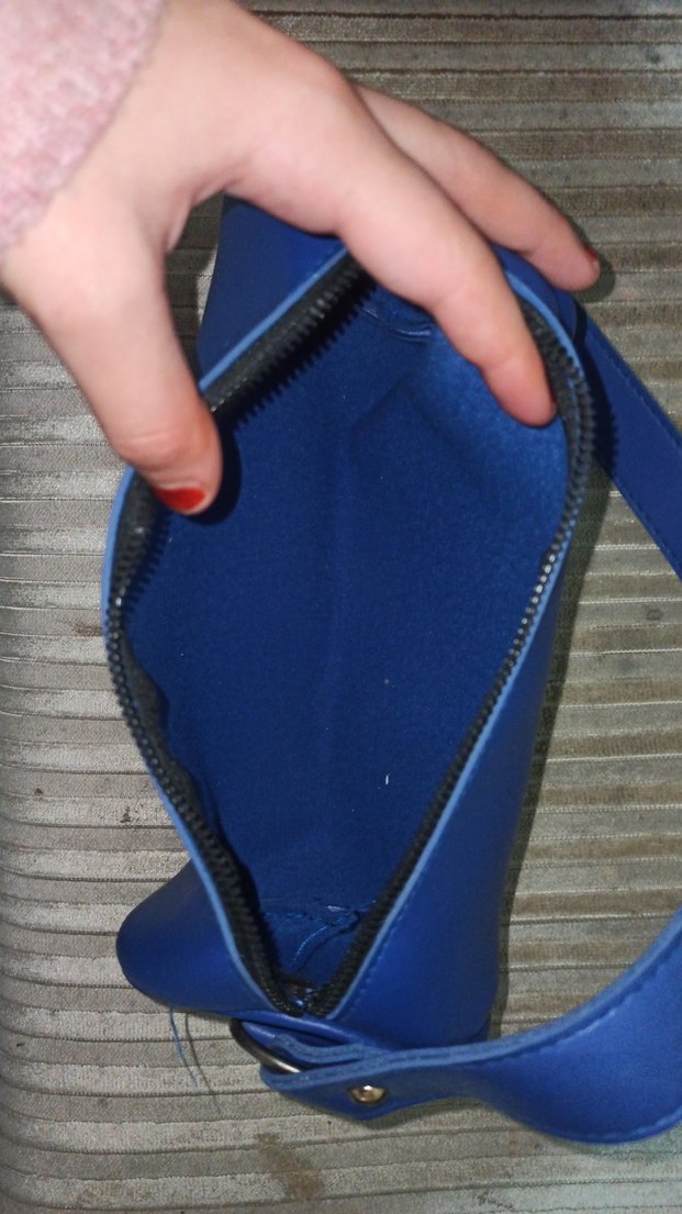 Kadın Lacivert Deri Çanta - Görsel 2