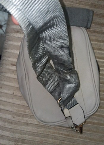 Bej Deri Kadın Günlük Çanta - Görsel 4