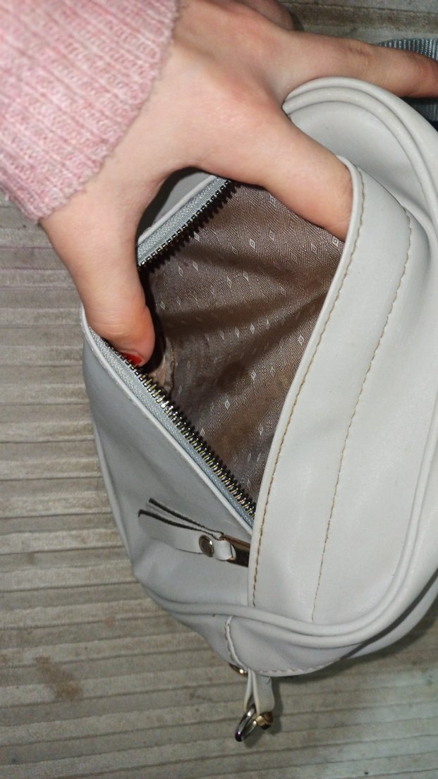 Bej Deri Kadın Günlük Çanta - Görsel 2