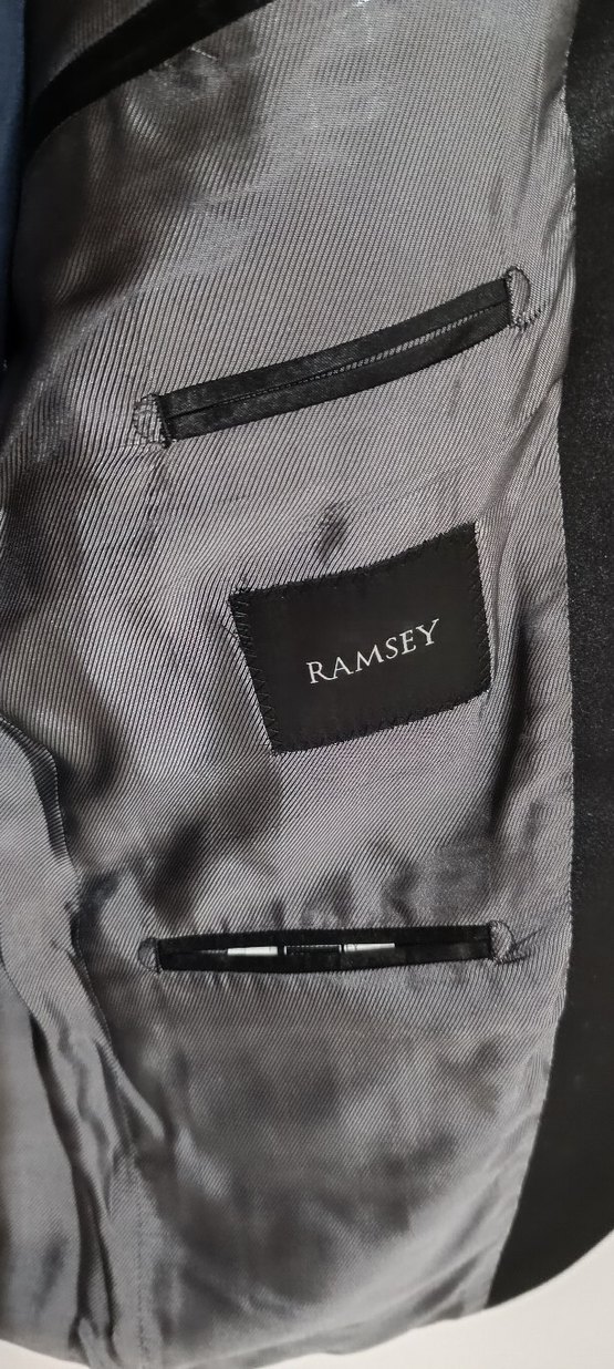 Ramsey Simokin Siyah Erkek Klasik Kesim Takım Elbise - Görsel 3