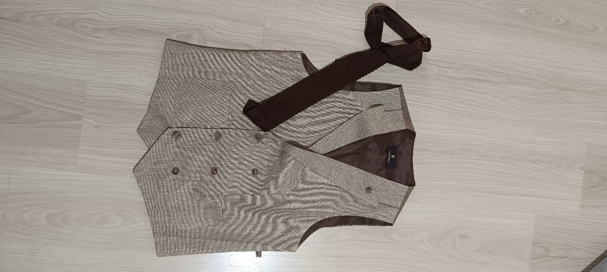 Gri Erkek Düğmeli Ofis Takım Elbise Ceketi - Görsel 4