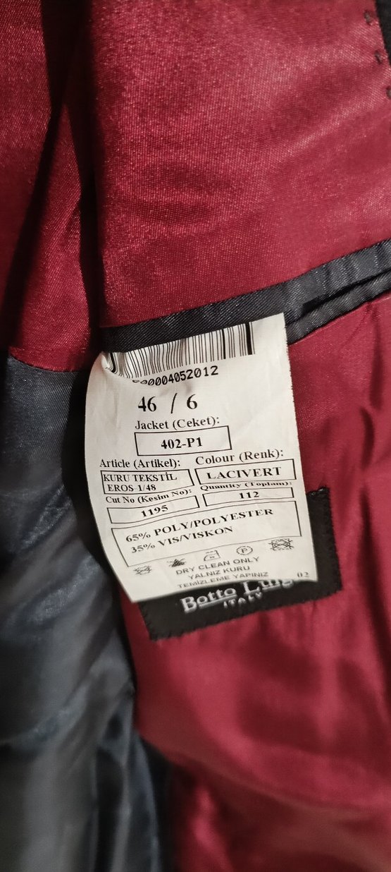 Siyah Düğmeli Erkek Ceket - Görsel 3