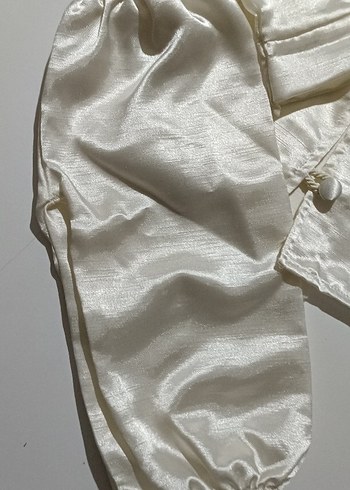 Nakışlı Beyaz kaftan mevlüt Çocuk Takımı - Görsel 6