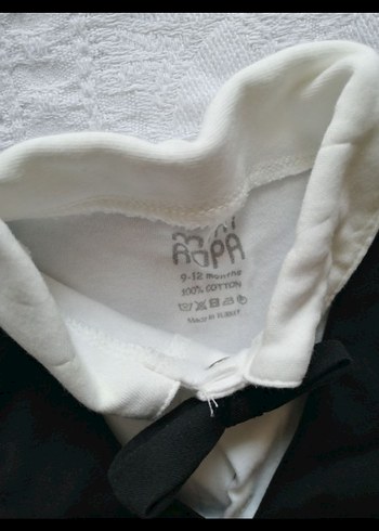 Klasik Siyah Beyaz Erkek Bebek Takım Elbise - Görsel 3