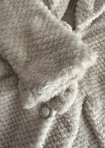 Kız çocuk peluş mont - Görsel 2