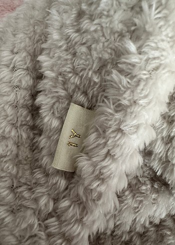 Kız çocuk peluş mont - Görsel 4