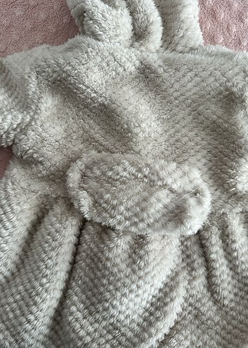 Kız çocuk peluş mont - Görsel 3