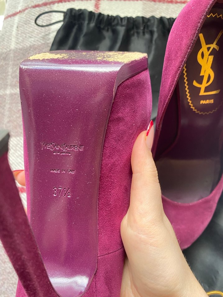 YSL PLATFORM TOPUKLU AYAKKABI - Görsel 3