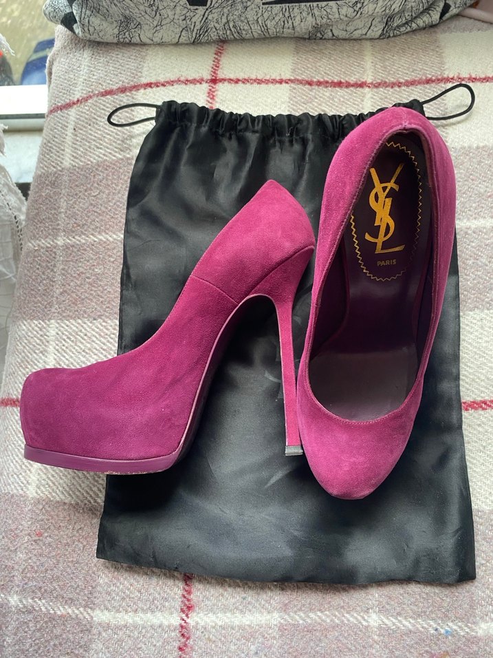 YSL PLATFORM TOPUKLU AYAKKABI - Görsel 4