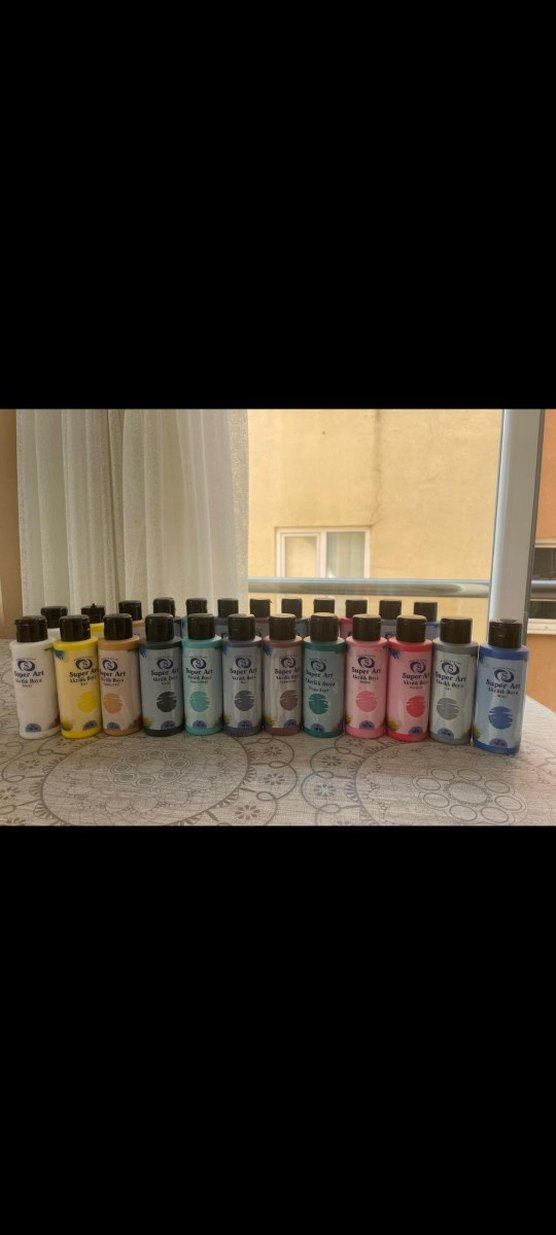 24lü akrilik boya 100ml - Görsel 3