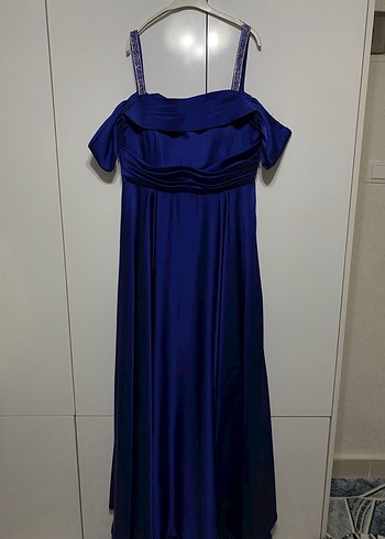 Koyu Mavi Fermuarlı (Abiye) Mezuniyet Elbisesi - Görsel 4