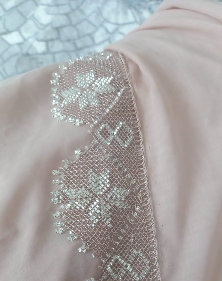 İşlemeli Boncuklu Kadın Broşu - Görsel 5