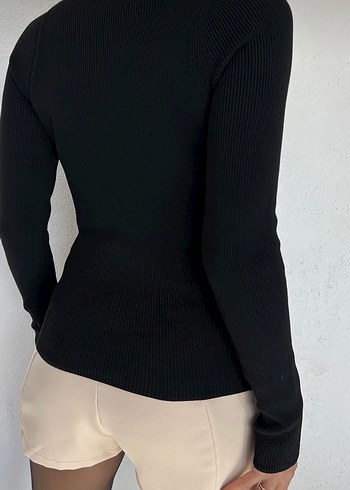 Bej Kadın Örme Mini triko - Görsel 2