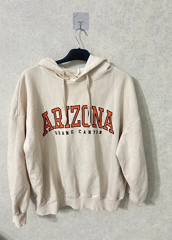 Arizona Baskılı Kapüşonlu Kadın Sweatshirt - Görsel 2
