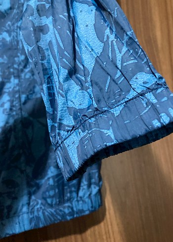 Mavi kadın rüzgarlık - Görsel 4