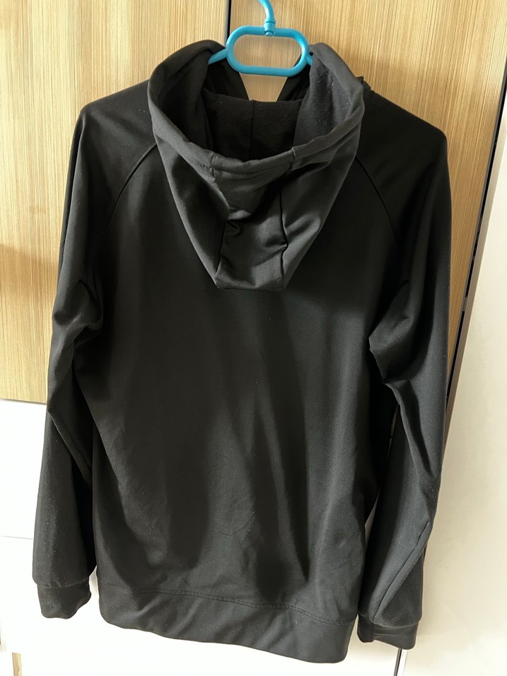 Nike Siyah Fermuarlı Erkek Kapüşonlu Sweatshirt - Görsel 2