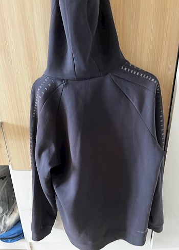 Nike Erkek Koyu Mavi Fermuarlı Ceket - Görsel 2