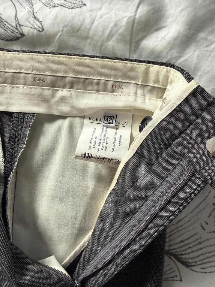 RUBA KUMAŞ PANTOLON 42 BEDEN - Görsel 2