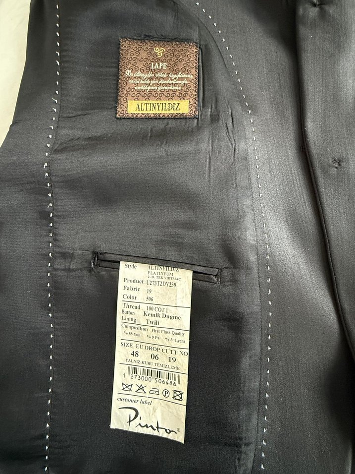 ALTINYILDIZ Siyah takım elbise - Görsel 4