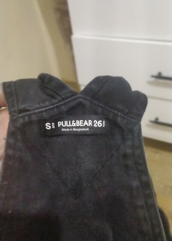 Kadın Siyah Denim Kısa Tulum - Görsel 4