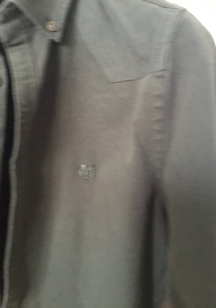 Erkek Gri Keten Uzun Kollu Gömlek - Görsel 4