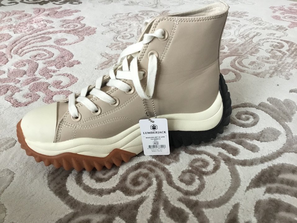 Bej Kadın Dolgu Topuklu Spor Ayakkabı - Görsel 2